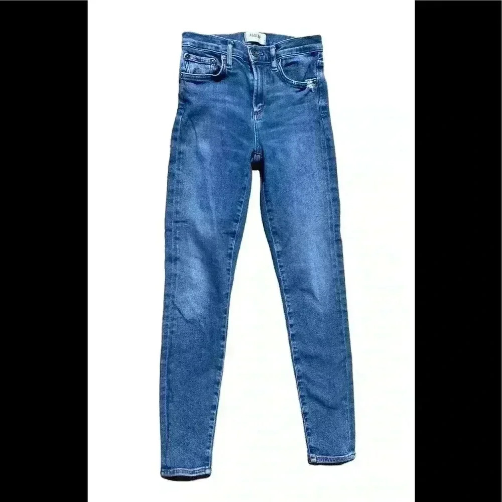 AGOLDE Sophie Mid Rise Ankle Skinny Jeans Sz 25 - Picture 8 of 8